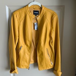 BRAND NEW Express Leather Jacket